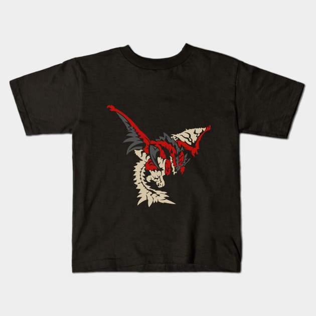 Monster Hunter Rathalos Kids T-Shirt by xenosk